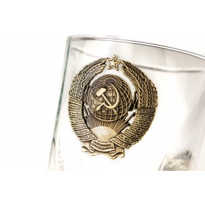 Коллекционный сувенирный набор стаканов Герб СССР(6шт.)