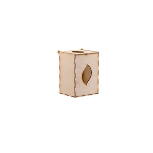 Упаковочная коробка из трехслойного березового шпона с прорезью