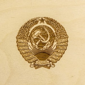 Коллекционный сувенирный стакан для виски Герб СССР