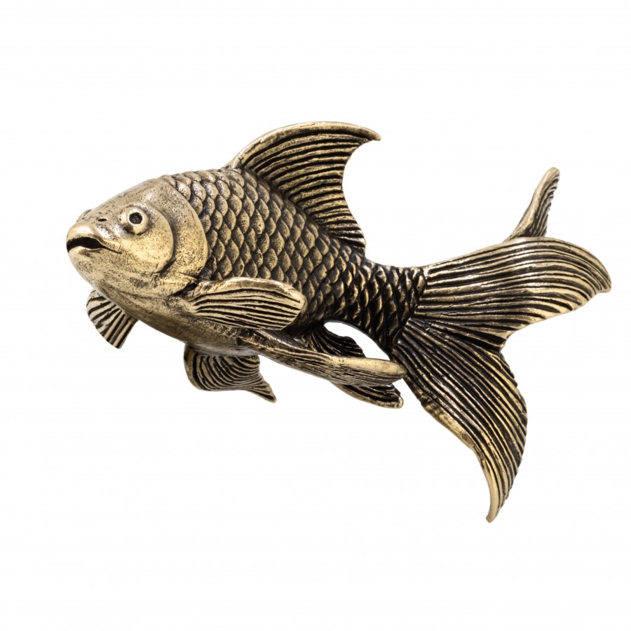 Купить статуэтка золотая рыбка за 2700 руб. в интернет магазине ПятигорскаяБронза