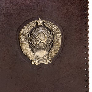Обложка на паспорт герб СССР (ручная прошивка)