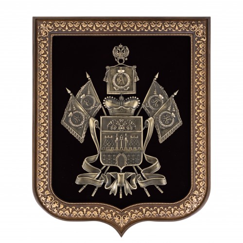 Герб Краснодарского края (панно)