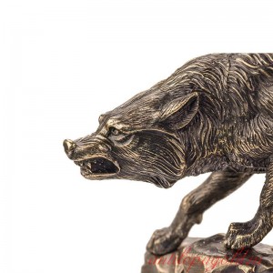 Статуэтка Волк на подставке