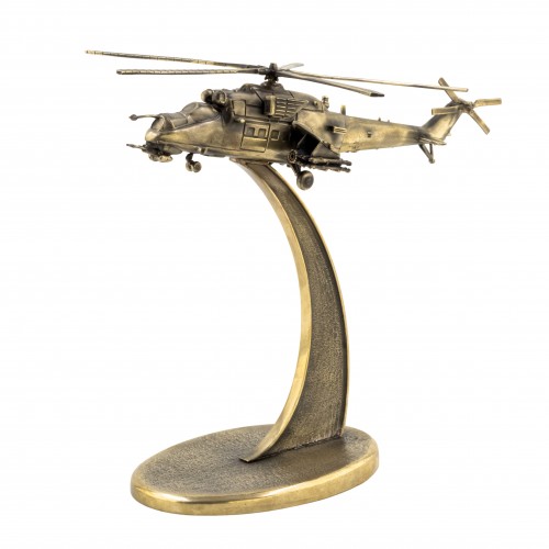 Вертолет МИ-35 1:100 на подставке