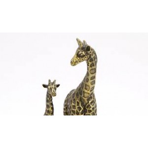 Статуэтка Жираф большой и маленький на камне
